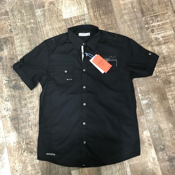 Projek Raw Other - NEW Button-down short sleeve shirt